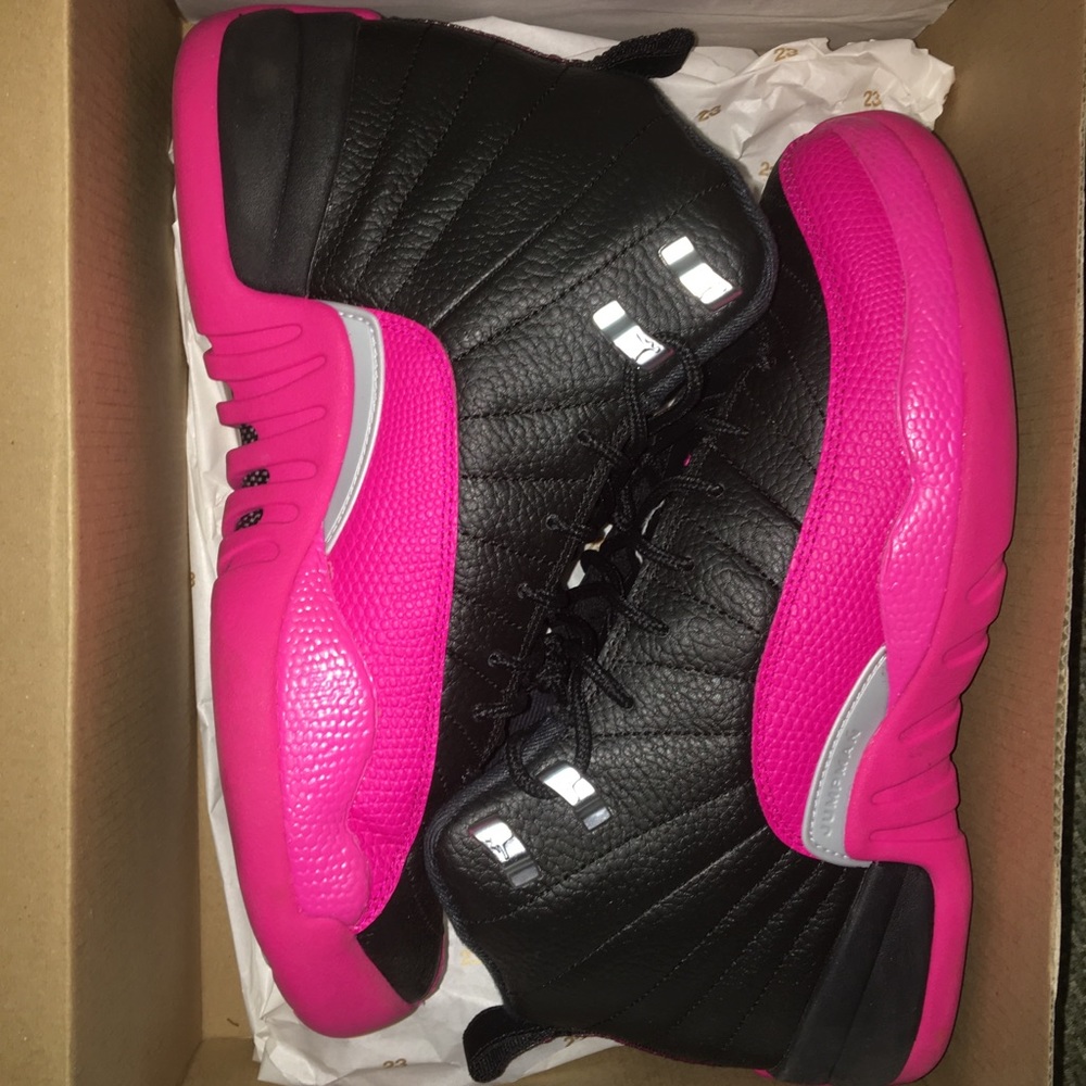 Air Jordans Pink and Black